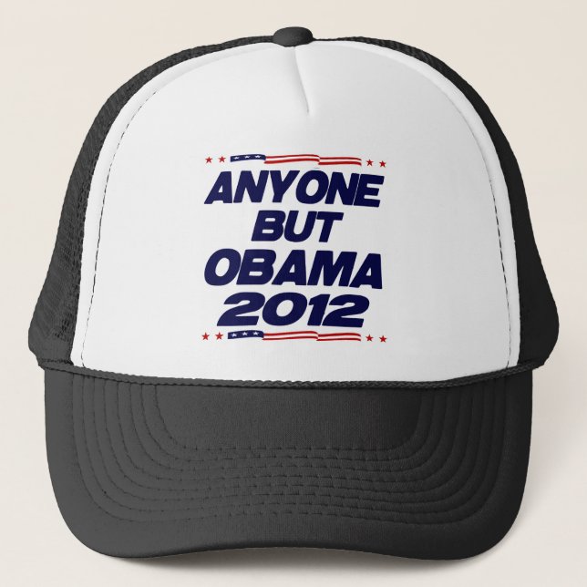 Boné Qualquer um mas Obama 2012 (Frente)