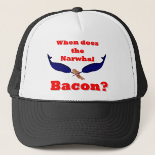 Boné Quando o bacon Narwhal?