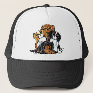 Boné Quatro Cavalier King Charles Spaniels