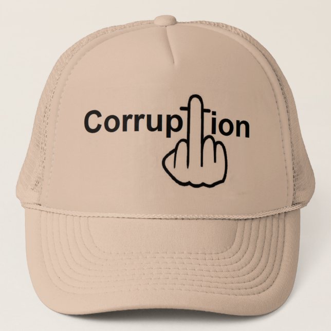 Boné Que Corrupção Cheira (Frente)
