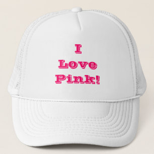 Boné Que eu adoro rosa