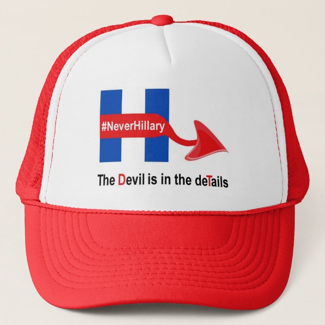 Boné Que Nunca Hillary The Devil Details (Frente)