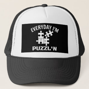 Boné Quebra-cabeça todos os dias sou Puzzl'n