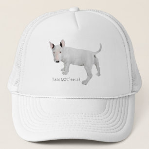 Boné Quem, eu? Filhote de Bull Terrier