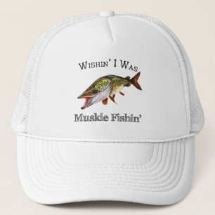Boné Queria Ser Muskie Fishin