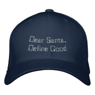 Boné Querido Papai Noel, Defina Bom Frente - Surpresa C