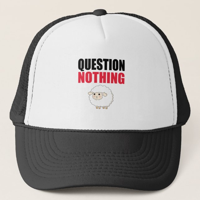 Boné Question Nothing Sheep (Frente)