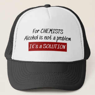 Boné Químicos Piada de Química da Solução de Álcoo