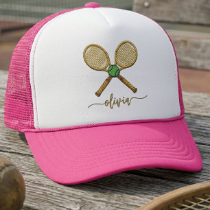 Boné Rackets de Ténis Personalizados com o Seu Nome