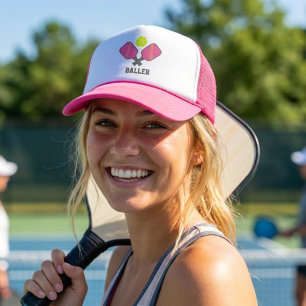 Boné Racquet Esportivo Cruzado Pink Pickleball