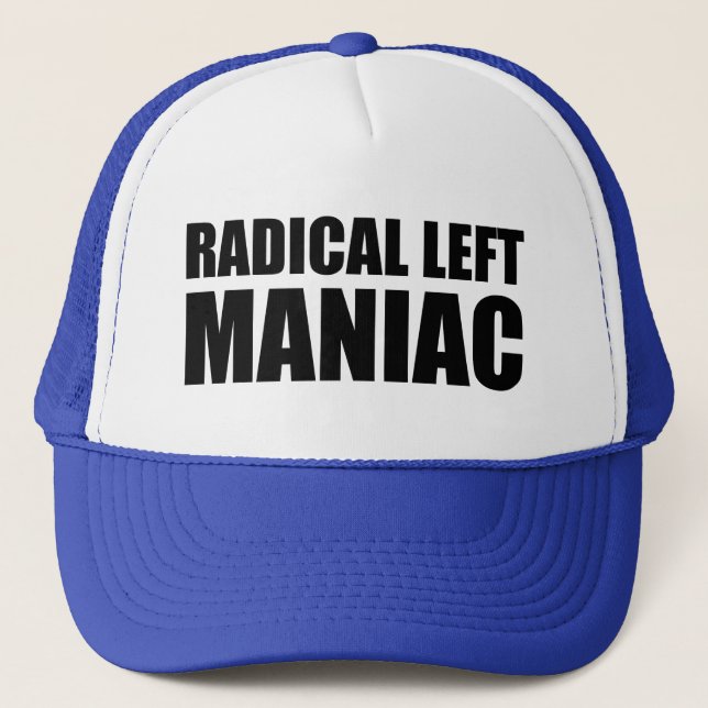 Boné Radical Left Maniac Funny Anti-Trump (Frente)