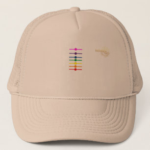 Boné Rainbow Chakra Stripes infinito Li Trucker Hat