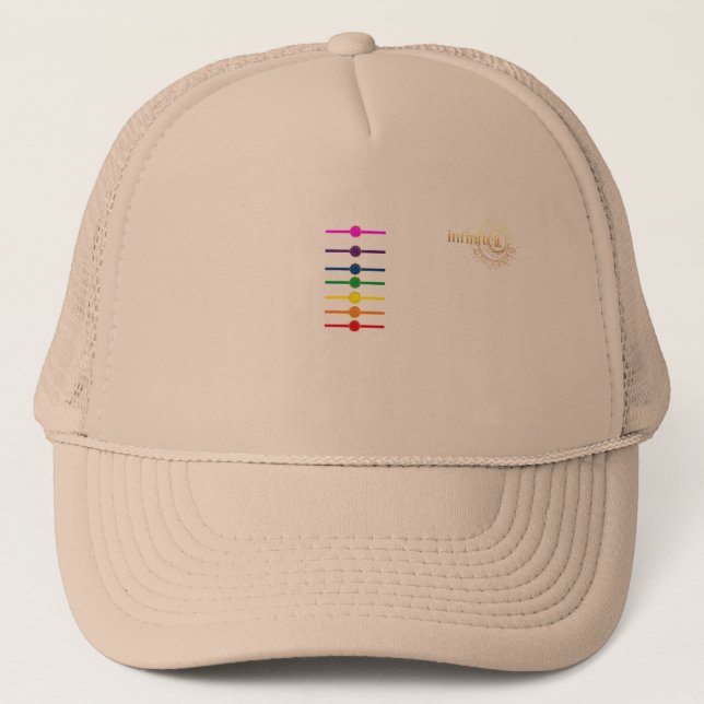 Boné Rainbow Chakra Stripes infinito Li Trucker Hat (Frente)