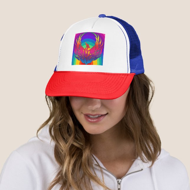 Boné Rainbow Dragon Trucker Hat (In Situ)