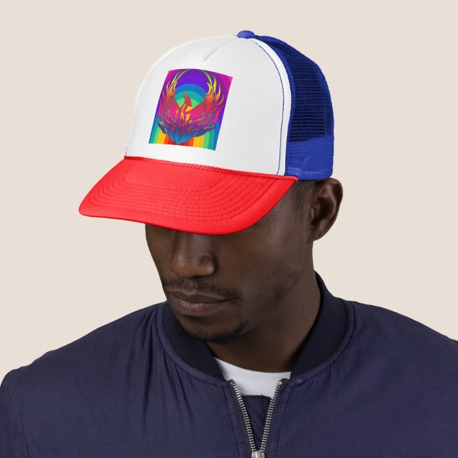 Boné Rainbow Dragon Trucker Hat (In Situ)