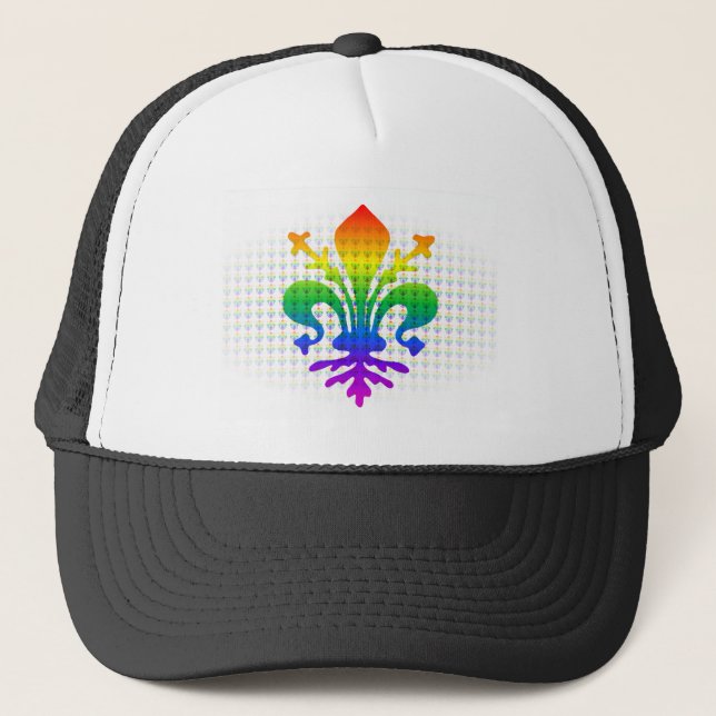 Boné Rainbow Fleur-de-lis (Frente)