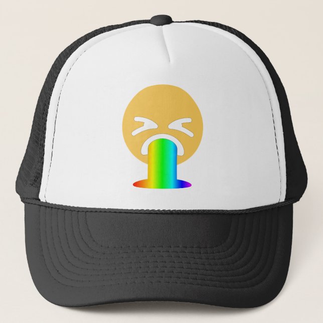 Boné rainbow puke emoji (Frente)