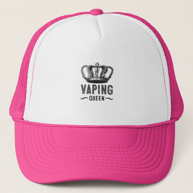 Boné Rainha de Vaping do vintage (Frente)