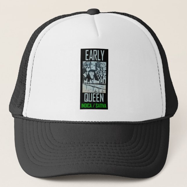 BONÉ RAINHA PRECOCE INDICA SATIVA (Frente)