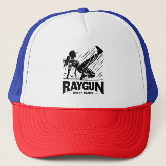 Boné Raio Raygun, revólver, dança