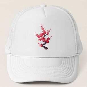 Boné Ramo de Árvore de Cerejeira Japonesa Rosa Delicado