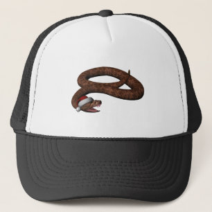 Boné Rattlesnake With Santa Hat