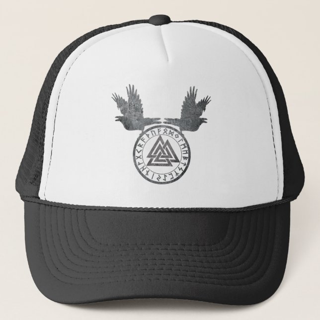 Boné Raven-and-Valknut (Frente)