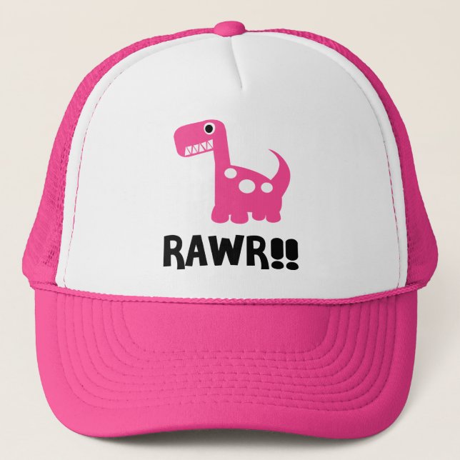 Boné Rawr Dino Pink (Frente)