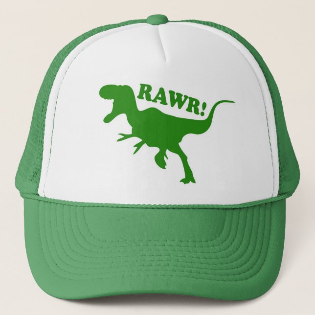 Boné RAWR é como os dinossauros dizem que eu te amo (Frente)