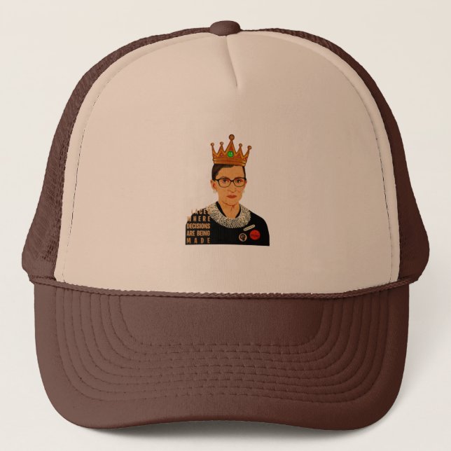 Boné RBG I Discordo Ruth Bader Ginsburg (Frente)