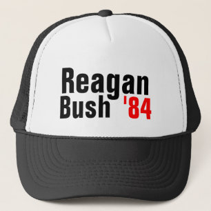 Boné Reagan Bush 'chapéu de 84 malhas