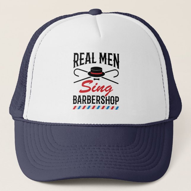 Boné Real Men Sing Barbershop Singer (Frente)