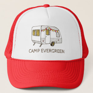 Boné Reboque atrás do chapéu personalizado caravana d