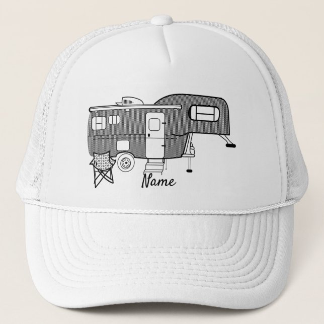 Boné Reboque de Viagem Clássico Caravana Thunder_Cove (Frente)