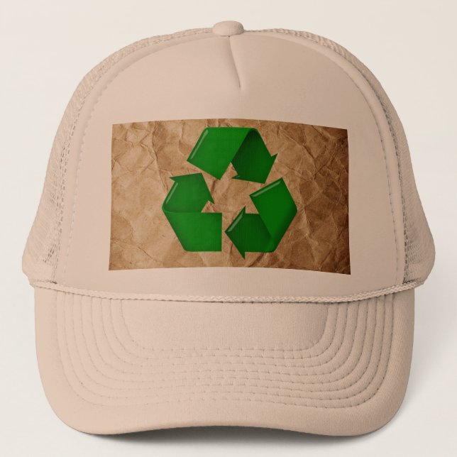 Boné Recycle - Crumpled Paper (Frente)