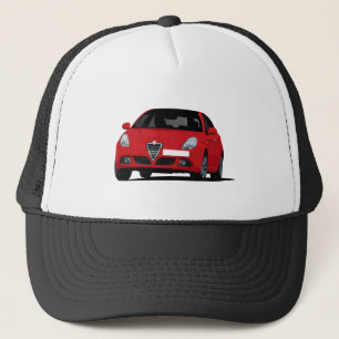 Boné Red Alfa Romeo Giulietta Trucker Hat