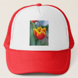Boné Red and Yellow Tulip floral Garden Photo<br><div class="desc">Red and Yellow Tulip floral garden photo. A glorious photo design to compliment any decor. Designed from my original photos from my own flower garden.</div>