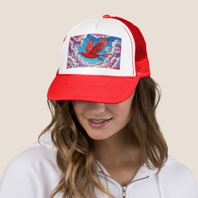 Boné Red Bird Trucker Hat (In Situ)