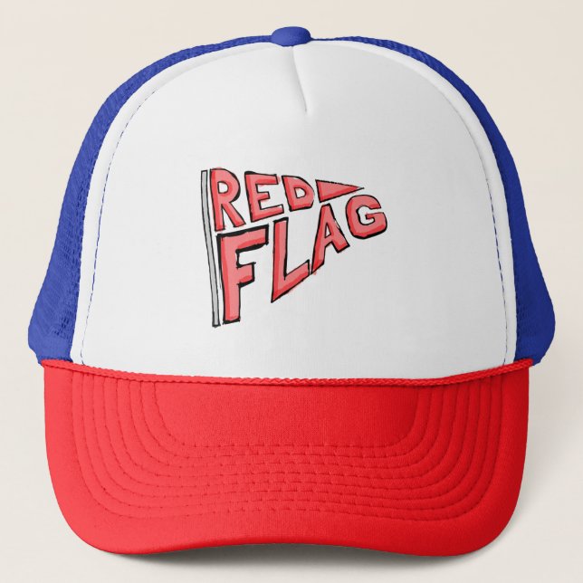 Boné Red Flag Trucker Hat Oficial (Frente)