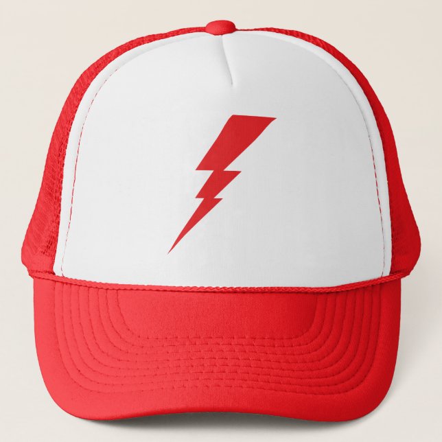 Boné Red Flash Lightning Bolt (Frente)