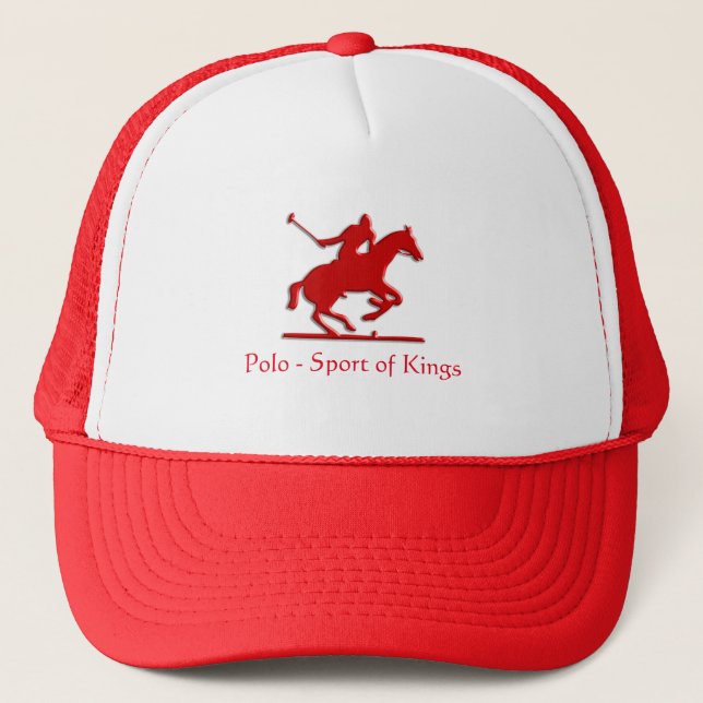 Boné Red Polo Pony and Rider (Frente)