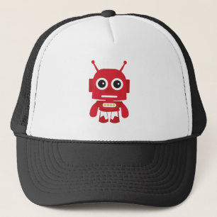 Boné Red Retro Robot