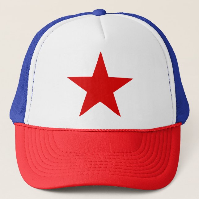 Boné Red Star ★ Communist Socialist Soviet Star (Frente)