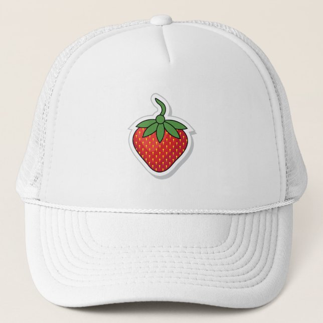 Boné Red Sweet Strawberry (Frente)