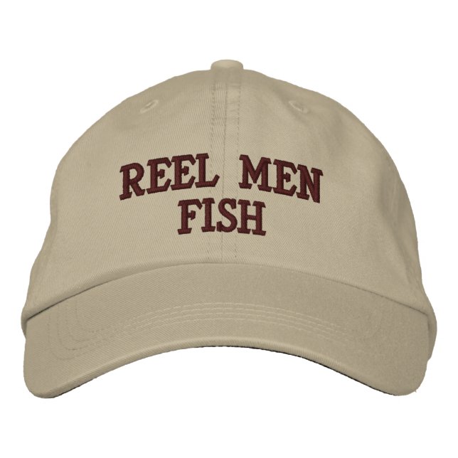 Boné Reel Men Fish Embroiderado Hat (Frente)