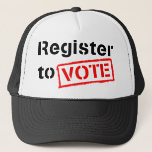 Boné Registro ao voto