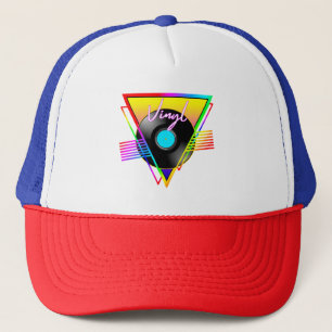 Boné Registro Colorido do Rainbow Vinyl Music