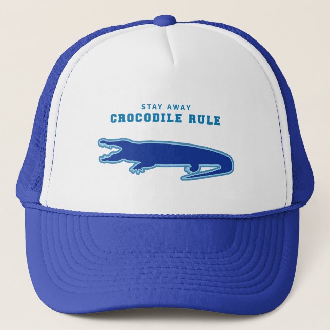Boné Regra Crocodilo (Azul) (Frente)
