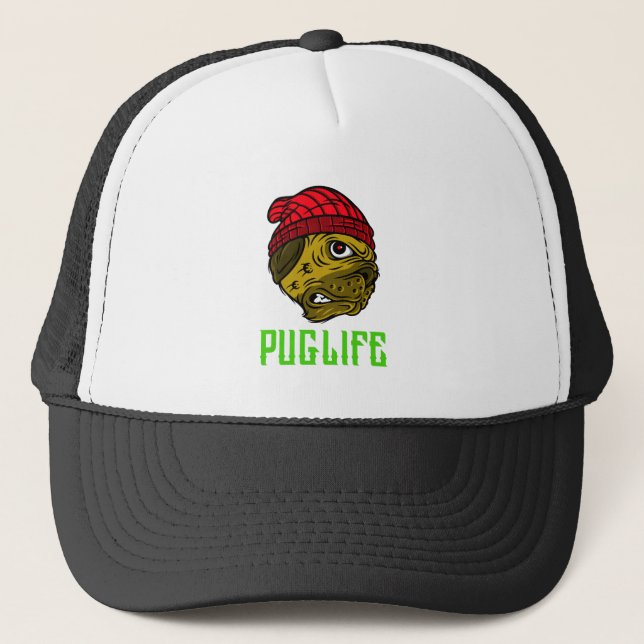 Boné Regra de Puglife-reality-pugs (Frente)