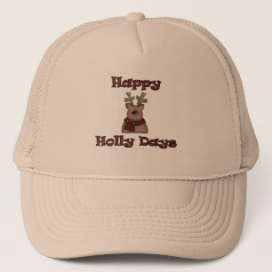 Boné Reindeer Holly Days Camisetas e presentes